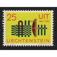 Liechtenstein Centenary of ITU 1965 MNH SG#452 MI#458 Sc#465