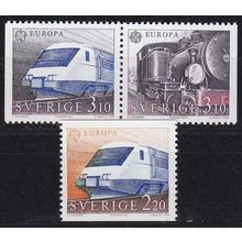 SCHWEDEN SVERIGE [1988] MiNr 1501-03 ( **/mnh ) Eisenbahn
