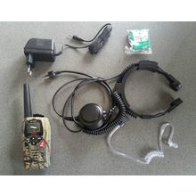 1 WALKIE INTEK MT3030M ÚNICO MIMETIC + LARINGOFONO PTT GRAN RECEPTOR