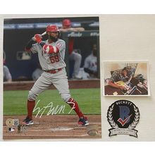 Jo Adell Signed Autographed Glossy 8x10 Photo Los Angeles Angels : BAS COA