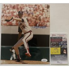 Mike Witt Signed Autographed Glossy 8x10 Photo California Angels : JSA COA