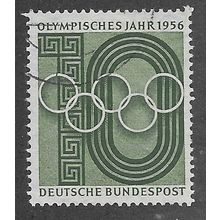 GER 1956 10pf 'OLYMPICS' FINE USED (EBID63-127)