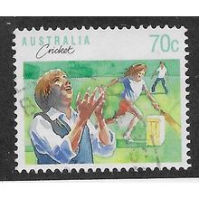 AUS 1989 70c 'SPORTS - CRICKET' FINE USED (EBID67-308)