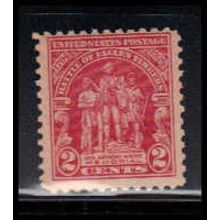 680 2c Fallen Timbers Barely Clears MNH Z0034
