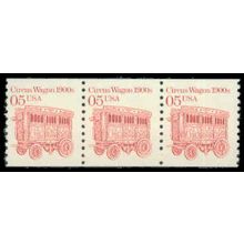2452 5c Circus Wagon Fine MNH Dry Gum PNC 1/3 R0075