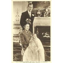 Royalty PRINCESS ELIZABETH & DUKE OF EDINBURGH Postcard (Photochrom)