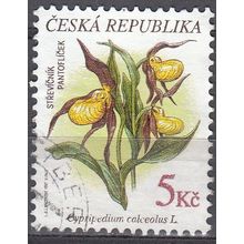 Ceska Republika 1997 Michel 137 O Cote (2009) 0.20 € Orchidée Sabot de Vénus
