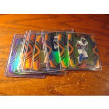 2020 Panini Select, 7-Die Cut Prizms, Yellow/Purple, AKERS/GAROPPOLO ++