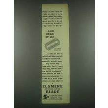 1931 Elsmere Double-Edge Blade Ad