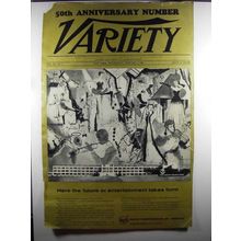 1956 Front Cover of Variety featuring RCA Advertisement