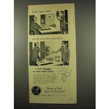 1956 FTD Florist Ad - Doors Open Wider