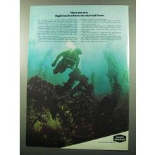 1969 Union Carbide Ad - Right Back Where We Started