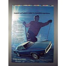 1972 Ford Mustang Grande Car Ad - Control