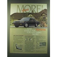 1986 Toyota Cressida Ad - Who Could Ask for Anything More