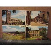 multiview, HAWORTH, YORKSHIRE unused postcard by J. Salmon