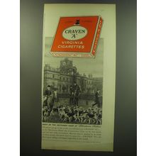 1949 Craven A Virginia Cigarettes Ad - Meet of the Heythrop Hunt at Blenheim