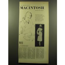 1959 Macintosh Trencher Coat Ad - The original and authentic Macintosh