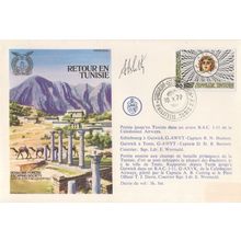 Retour En Tunisie RAF Escaping Society Military Hand Signed FDC