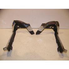 1970 71 CHRYSLER IMPERIAL FRONT BUMPER PARK LITE MOLDINGS #2962926 2962927 OEM