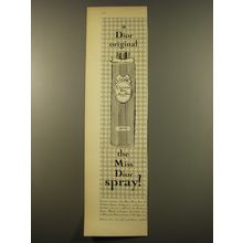 1961 Christian Dior Miss Dior Spray Perfume Advertisement - A Dior Original