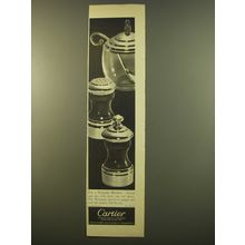 1961 Cartier Advertisement - Jam Jar, Pepper Mill and Salt Shaker