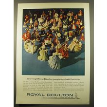1961 Royal Doulton Ad - Figurines, Animal Models, Character and Toby Jugs