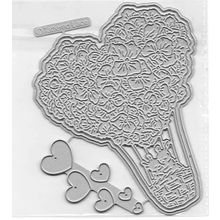 Tattered Lace. Floral Hot Air Balloon Die. Die Cutting Cardmaking Scrapbooking