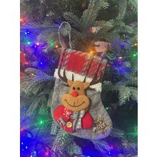 Woodside Home Living Mini Christmas Stocking - Reindeer