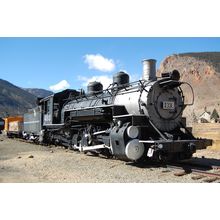 Old Trains 7 Silverton_K-37 Steam locomotive Poster Canvas Movie Film Print A0 A
