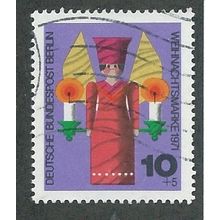 BERLIN -1971 10pf + 5 'HUMANITARIAN 'CHRISTMAS'' FINE USED (EBID44-788)