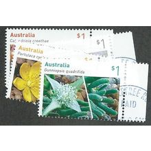 AUS 2017 (SET) 'AUSTRALIAN SUCCULENTS' (4v) FINE USED (EBID49-842)