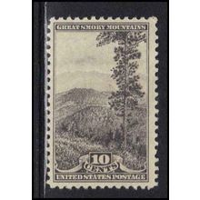 749 10c Smoky Moutains Just Clears MNH U1679