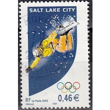 France 2002 Michel 3597 O Cote (2008) 1.00 € Snowboard Jeux Olympiques