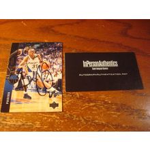 1994/1995, Upper Deck, Autograph Card, w/COA, REGGIE MILLER, HOF, Pacers