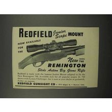 1952 Redfield Junior Scope Mount Ad