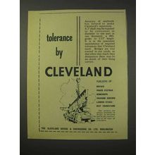1958 Cleveland Bridge & Engineering Co Ad - Tolerance
