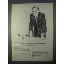 1966 Bell Long Distance Ad - Giving Us Banner Year