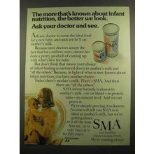 1974 SMA Infant Formula Ad - The More That's Known