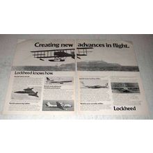 1978 Lockheed Ad - SR-71, P-3C Orion, C-5 Galaxy