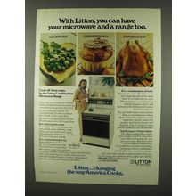 1978 Litton Combination Microwave Range Ad
