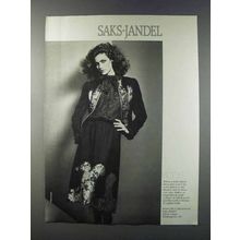 1981 Saks-Jandel Koos van den Akker Theatre Suit Ad