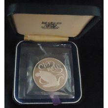 1974 Seychelles 10 Rupees Silver Proof Coin Turtle