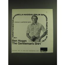 1974 AMF Ben Hogan Shirt Ad - Ben Hogan The Gentleman's Shirt