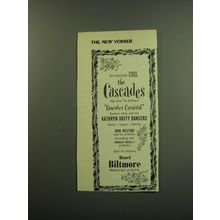 1949 Hotel Biltmore Advertisement - So naturally cool the sparkling cascades