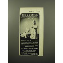 1950 Bing & Grondahl Porcelain Figurines Advertisement