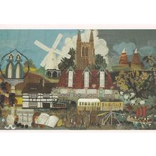 Tenterden Kent Collage Disabled Members Crafts 1983 Postcard