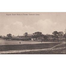 Signals Guard Room Catterick Barracks Military Yorkshire Antique Postcard