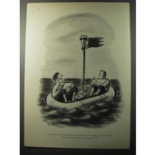 1953 Cartoon by Whitney Darrow, Jr. - Look, Joe, I'm calling that wind