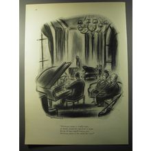 1953 Cartoon by Whitney Darrow, Jr. - Steinway piano is really tops