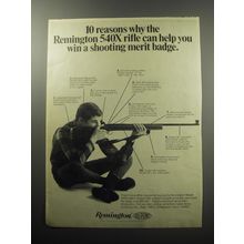 1969 Remington 540X Rifle Ad - 10 reasons why the Remington 540X Rifle can help